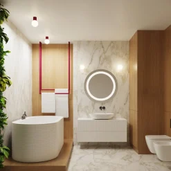 Plafon HALO burgund IP44 (SL.1748) - Sollux Lighting