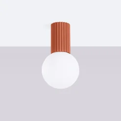 Plafon HALO ochra czerwona IP44 (SL.1728) - Sollux Lighting