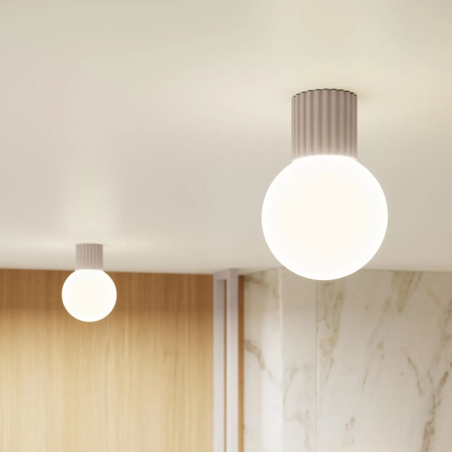 Plafon HALO taupe IP44 (SL.1743) - Sollux Lighting