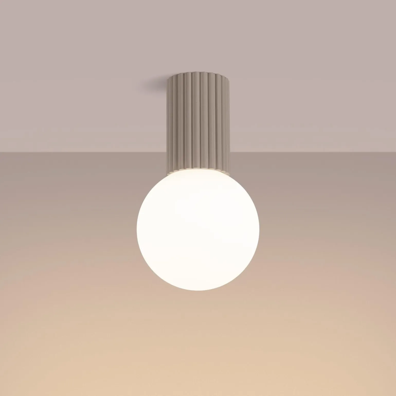 Plafon HALO taupe IP44 (SL.1743) - Sollux Lighting