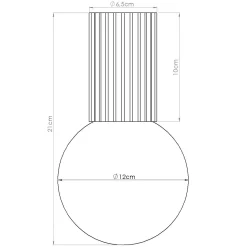 Plafon HALO taupe IP44 (SL.1743) - Sollux Lighting