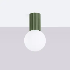 Plafon HALO zielony oliwkowy IP44 (SL.1723) - Sollux Lighting