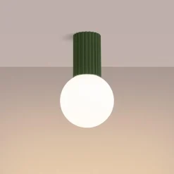 Plafon HALO zielony oliwkowy IP44 (SL.1723) - Sollux Lighting