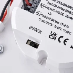 Plafon Hero CCT IP65 18W (95539) - Saxby