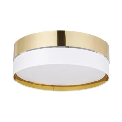 Plafon HILTON biało-złoty Ø 45 (4772) - TK Lighting