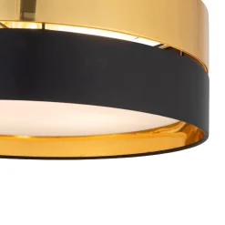 Plafon HILTON czarno-złoty Ø 45 (4180) - TK Lighting