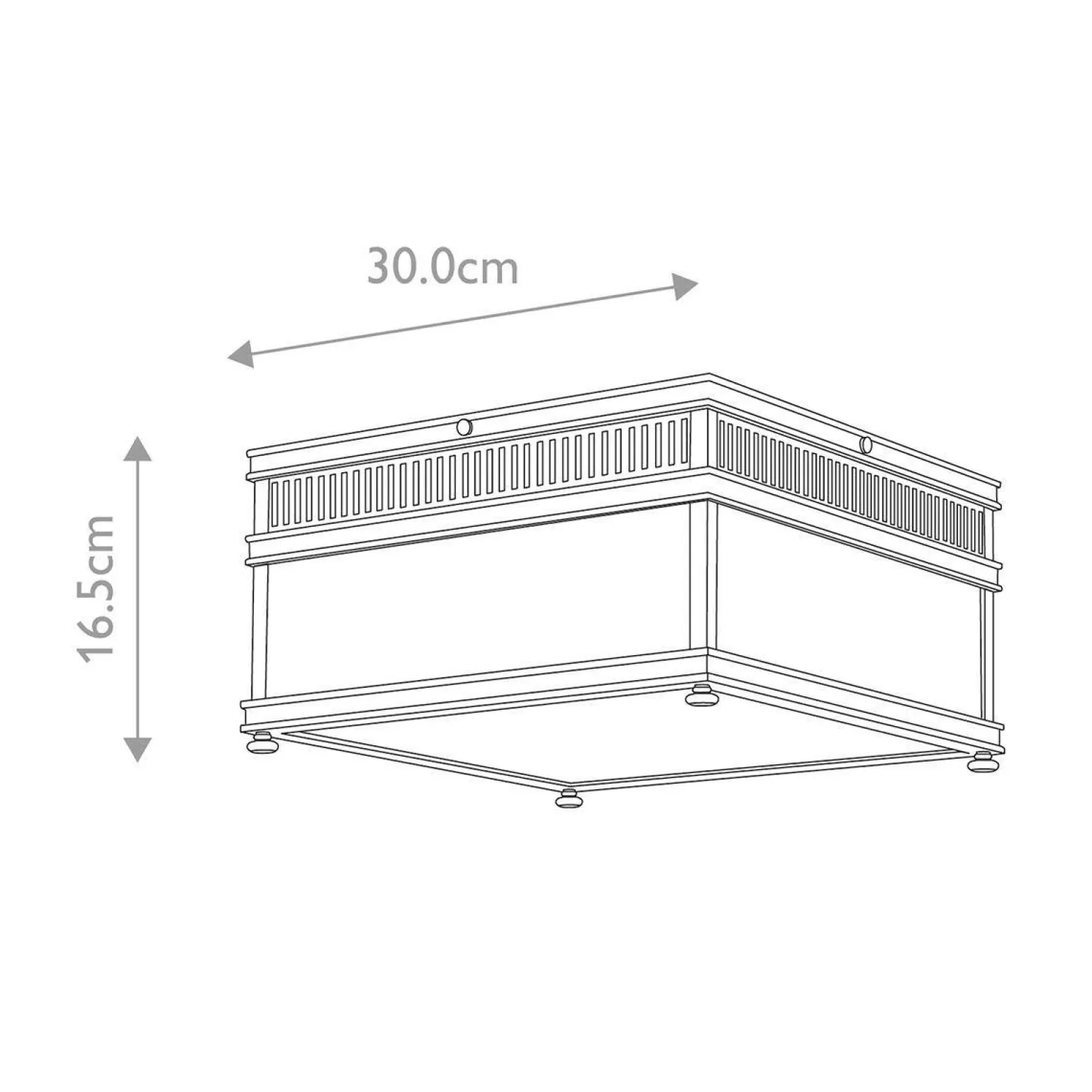 Plafon Holborn (HOLBORN-F-PC) - Elstead Lighting