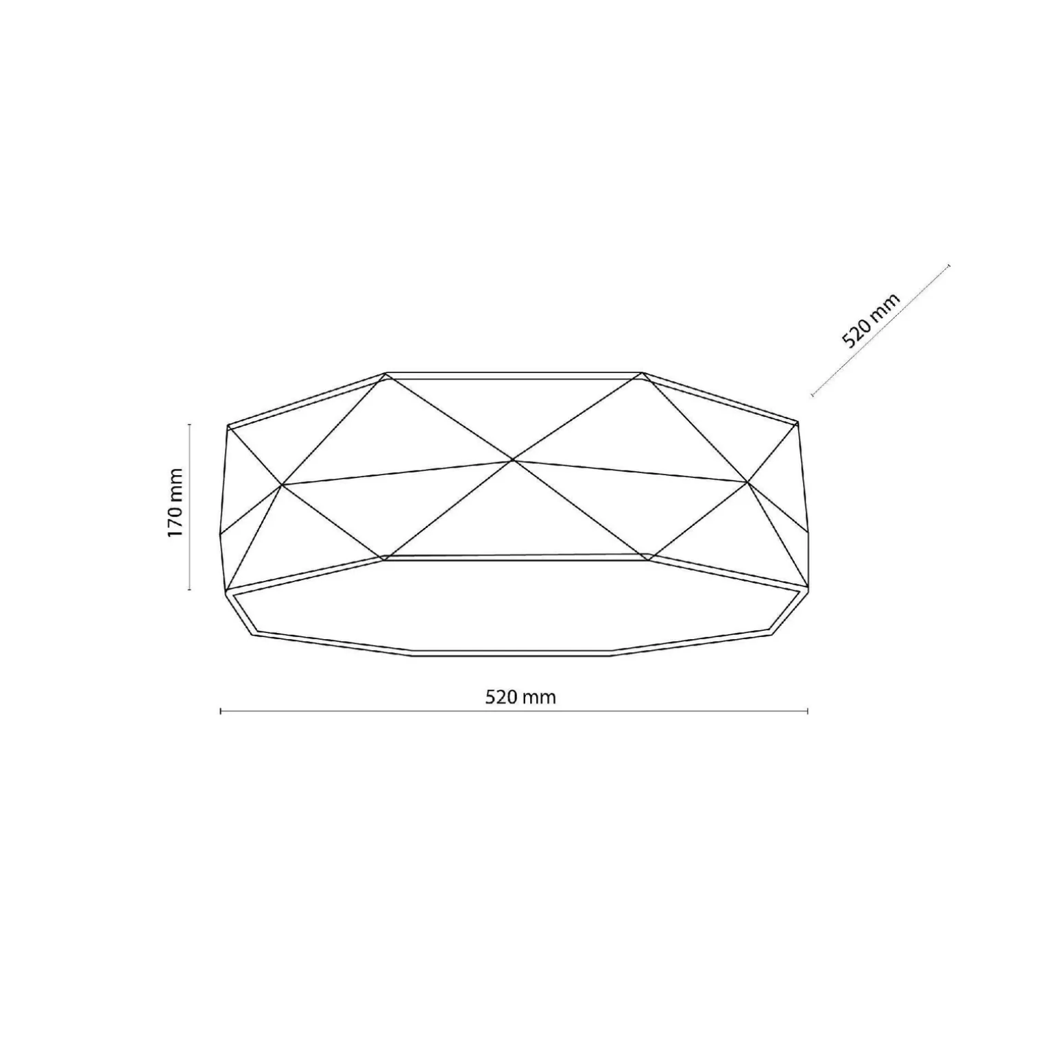 Plafon KANTOOR NATURE Ø52 (6195) - TK Lighting