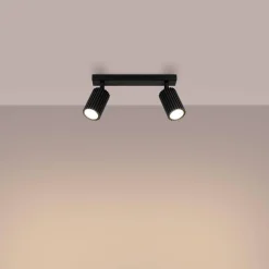 Plafon KARBON 2 czarny (SL.1580) - Sollux Lighting
