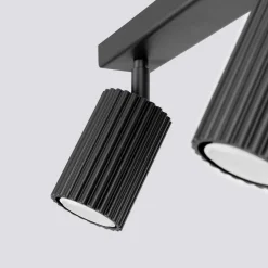 Plafon KARBON 2 czarny (SL.1580) - Sollux Lighting