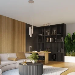 Plafon KARBON 2 taupe (SL.1763) - Sollux Lighting