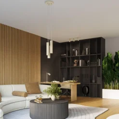 Plafon KARBON 3L beżowy (SL.1600) - Sollux Lighting