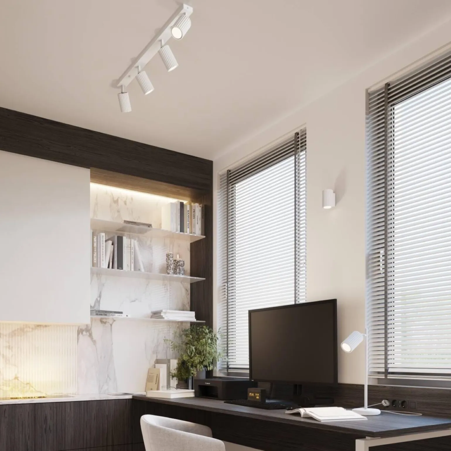 Plafon KARBON 4L biały (SL.1546) - Sollux Lighting