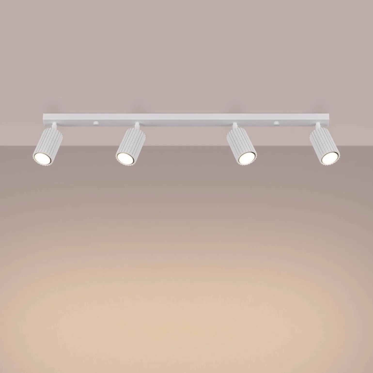 Plafon KARBON 4L biały (SL.1546) - Sollux Lighting