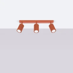 Plafon KARBON 3L ochra czerwona (SL.1638) - Sollux Lighting
