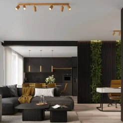 Plafon KARBON 6L złoty (SL.1566) - Sollux Lighting