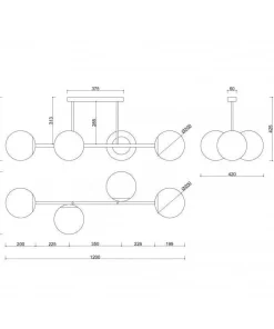 Plafon KOP D Kol. Czarny (KPD42003) - Ummo