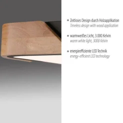 Plafon kwadratowy BILA BLACK (14289-18) - Paul Neuhaus