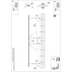 Plafon LAGOM zielony oliwkowy 4000K (TH.528) - Thoro Lighting