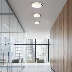 Plafon Layla Gold 33W ściemnialny + pilot (ML8130) - Milagro