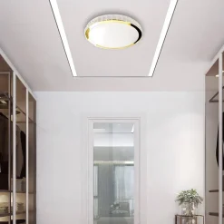 Plafon Layla Gold 50W ściemnialny + pilot (ML8131) - Milagro