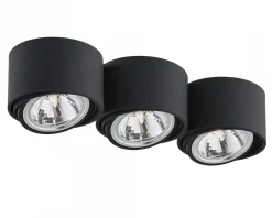 Plafon LUMOS 3x48W czarny (70256302) - KASPA