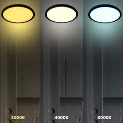 Plafon MAQ 32W 3CCT Czarny (ML0440) - Milagro