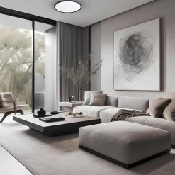 Plafon MAQ 40W 3CCT Czarny (ML0441) - Milagro