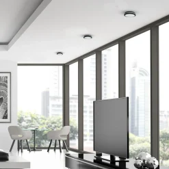 Plafon Marlon 12W 4000K Czarny IP54 (EKP0474) - Eko-Light