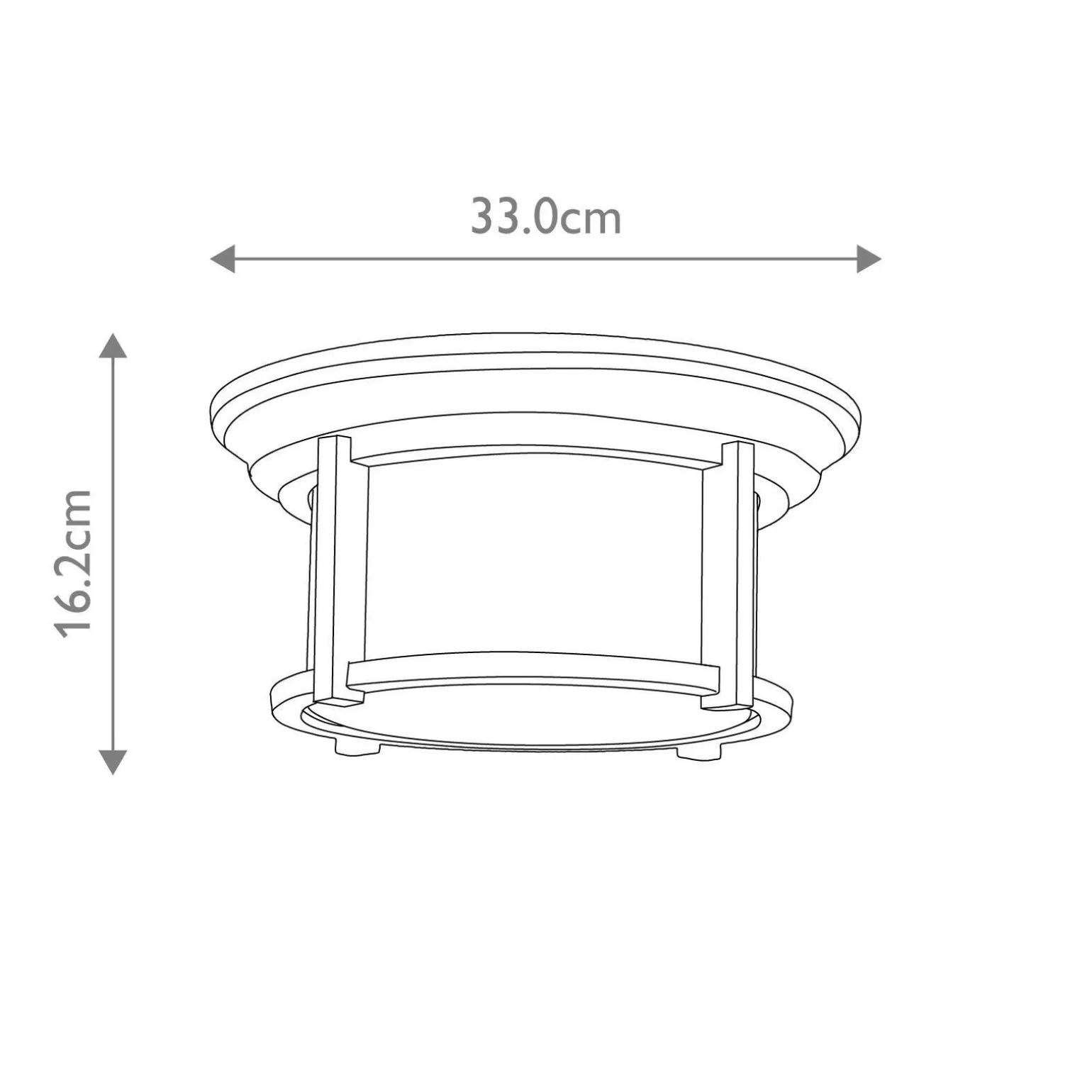 Plafon Merrill (FE-MERRILL-F-BLK) - Elstead Lighting