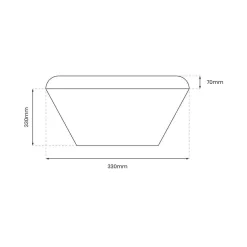PLAFON NEMO BLACK 16W PIR (ML7971) - Milagro