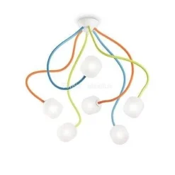 Plafon Octopus Small multikolor (174976) Ideal Lux