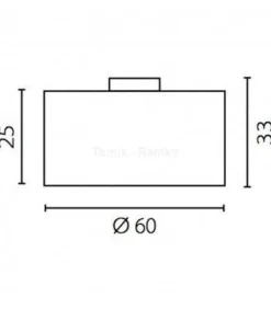 Plafon ONDE 60 (67835 - Ramko)