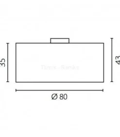 Plafon ONDE 80 (67837 - Ramko)