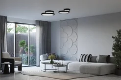 Plafon ONYX 30 czarny LED 3000K (SL.1242) - Sollux Lighting