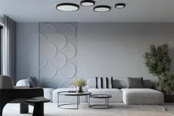 Plafon ONYX 30 czarny LED 3000K (SL.1242) - Sollux Lighting