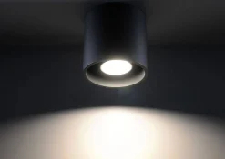 Plafon ORBIS 1 czarny (SL.0016) - Sollux