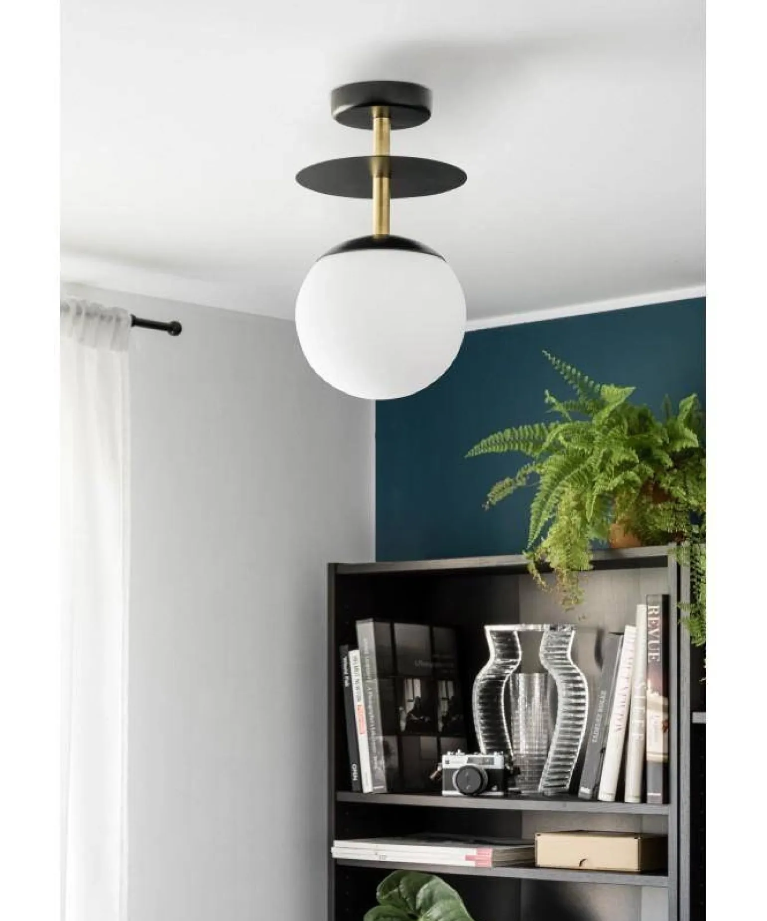 Plafon PLAAT B Kol. Czarny (PLB12303) - Ummo