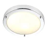Plafon Portico chrome IP44 40W (59850) - Saxby