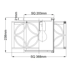 Plafon Remy (FE-REMY-F) - Elstead Lighting