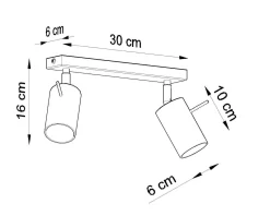 Plafon RING 2 chrom (SL.0728) - Sollux