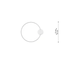 Plafon RIO 55 beżowy LED 4000K (TH.370) - Thoro Lighting