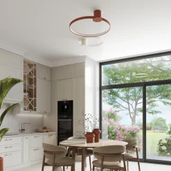 Plafon RIO 78 ochra czerwona LED 3000K (TH.412) - Thoro Lighting