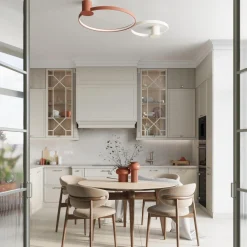 Plafon RIO 110 ochra czerwona LED 4000K (TH.416) - Thoro Lighting