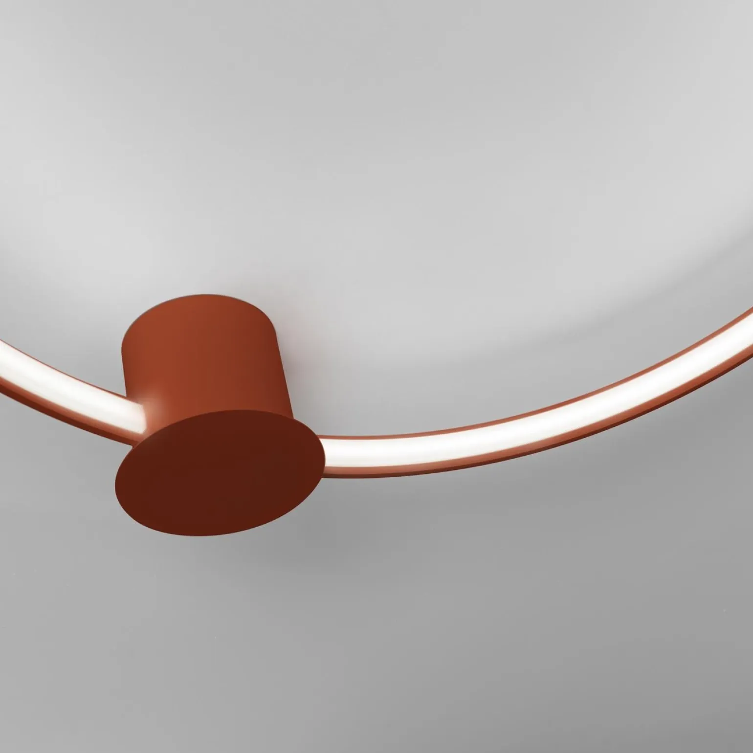 Plafon RIO 110 ochra czerwona LED 4000K (TH.416) - Thoro Lighting