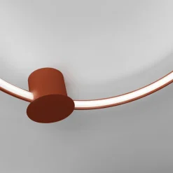 Plafon RIO 78 ochra czerwona LED 4000K (TH.415) - Thoro Lighting