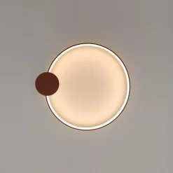 Plafon RIO 55 ochra czerwona LED 3000K (TH.411) - Thoro Lighting