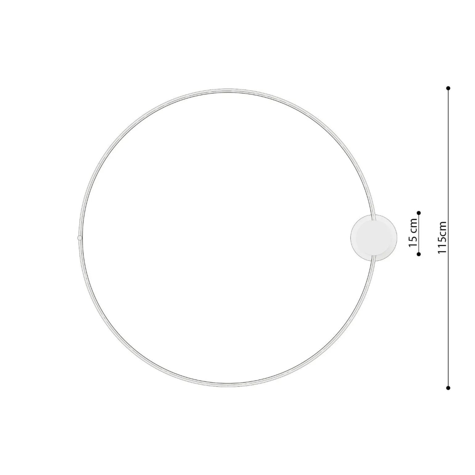 Plafon RIO 110 zielony oliwkowy LED 3000K (TH.391) - Thoro Lighting