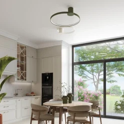 Plafon RIO 78 zielony oliwkowy LED 4000K (TH.393) - Thoro Lighting