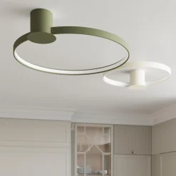 Plafon RIO 110 zielony oliwkowy LED 4000K (TH.394) - Thoro Lighting